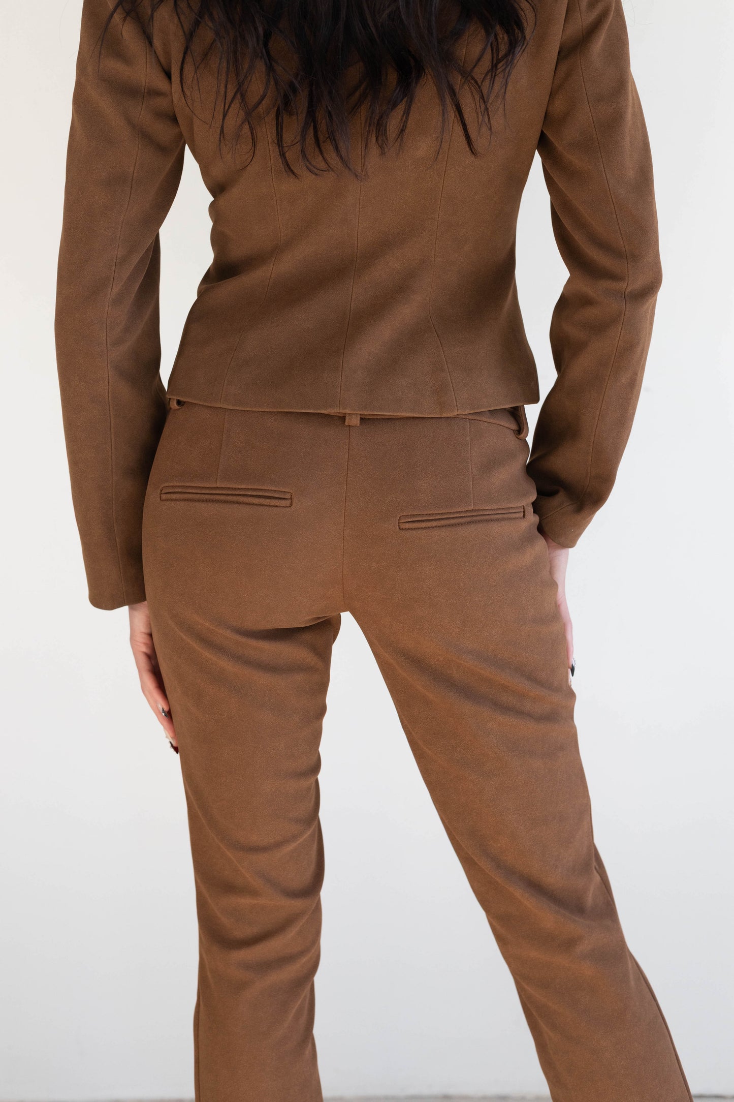 The Elena Pant - Suede