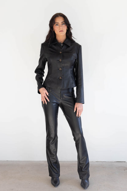 The Elena Pant - Leather