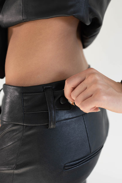 The Elena Pant - Leather